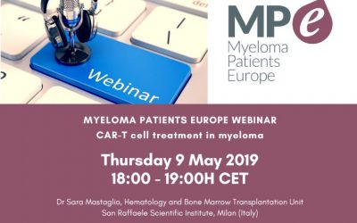 Myeloma Patients Europe webinar on CAR-T cell treatment